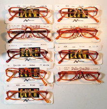 Vintage 9 Pc. Lot ELAN 498 Assorted 48/24 1/2 Eye Eyeglass Frame NOS 299