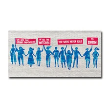 The Grand Daughters by Masterfunk Gallery-Wrapped Canvas Giclee, (18 in x 36 in)