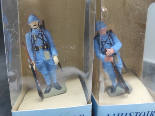 STARLUX - 2 soldats Poilus 14-18 - Fantassins dans sa boîte d'origine. WWI - Imagen 8 de 8