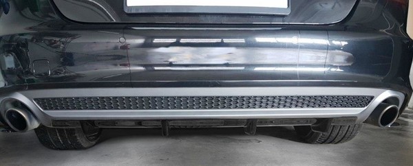 Maxton Design Heckansatz Diffusor Passend FüR Audi A7 S-Line C7 Schwarz Hochglan-image