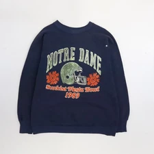 Vintage Notre Dame Fighting Irish Sunkist Fiesta Bowl 1989 Sweatshirt XL NCAA