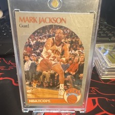 NBA Hoops 1990-91 Mark Jackson #205 New York Knicks Basketball Card 