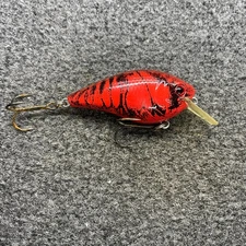 H2O Xpress CRS Crankbait Rattling Squarebill Crankbait Lure  - Red Craw