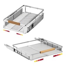 2 Pack Expandable Pull Out Cabinet Organizer Side Mounting