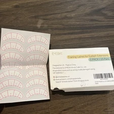 EMEDA Training Lashes For Eyelash Extensions 5 Pack 