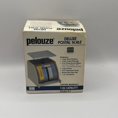 Postal Scale Pelouze Deluxe 1LB. Capacity Model X1 Deluxe Postal Scale New