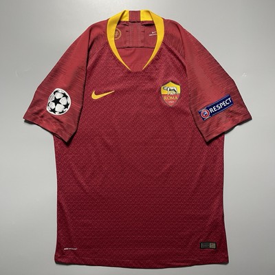 AS ROMA NIKE 2018/2019 FOOTBALL SOCCER HOME JERSEY #9 DZEKO SIZE