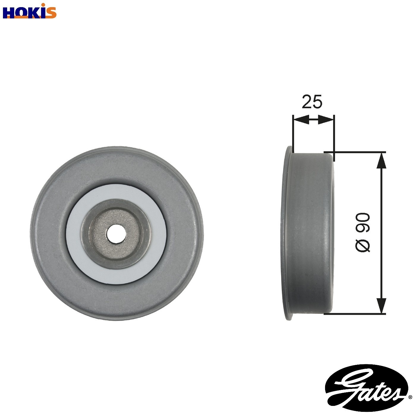 GATES-OE T39245 Tensioner Pulley, V-ribbed belt for DODGE,HYUNDAI,HYUNDAI (HUATA - Image 10