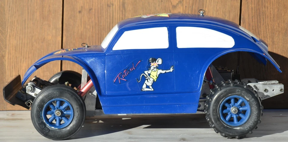 NITRO 2WD BEETLE KÄFER BUGGY CAR AUTO VERBRENNER 1/8 VINTAGE - Bild 2 von 4