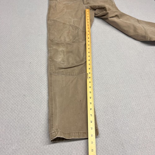 Wrangler All Terrain Gear Pants Mens 32x32 Thick Canvas Double Knee Workwear - Picture 9 of 11