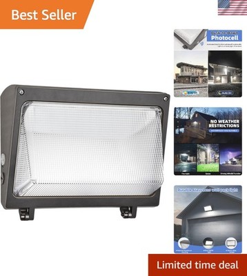Genteq 120W LED Wall Pack Light with Dusk-to-Dawn Sensor Replacement