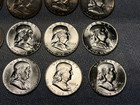 (#102650) Franklin Half Dollar:  1956 Original BU roll.  Blazing!   (see video!) — photo 6