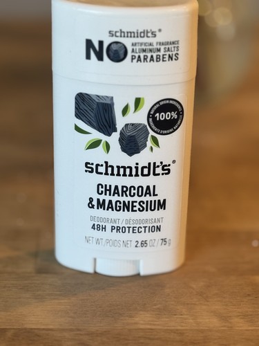 Natural Deodorant - Charcoal + Magnesium 2.65 Oz By Schmidt's Deodorant - Picture 1 of 2