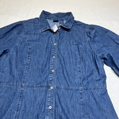 gap denim shirt dress Relaxed Denim Shirtdress