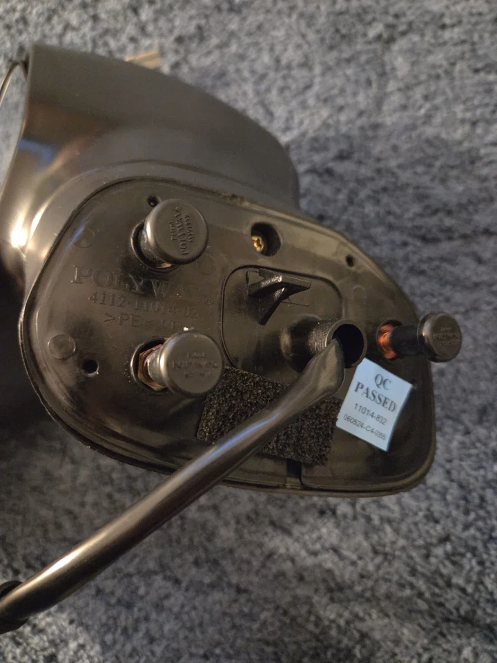 Espejo retrovisor eléctrico del lado del conductor Honda Civic LX 2008 manual sin calefacción plegable pintable Foto 4 de 4