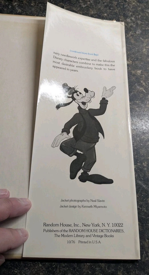 Walt Disney Characters Needlepoint Patterns 1976 Workbook Hardcover 1st Edition - Image 4 of 4