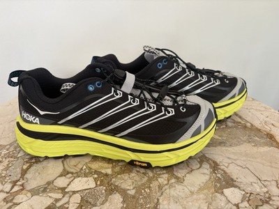 HOKA One One Mafate Three2 Black Citrus 1141572 Men 7 Women 8 Sneakers New