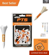 Lightweight PTS Golf Tees – 30 Pack, 1-1/2 Inch | Ultimate Distance Enhancement
