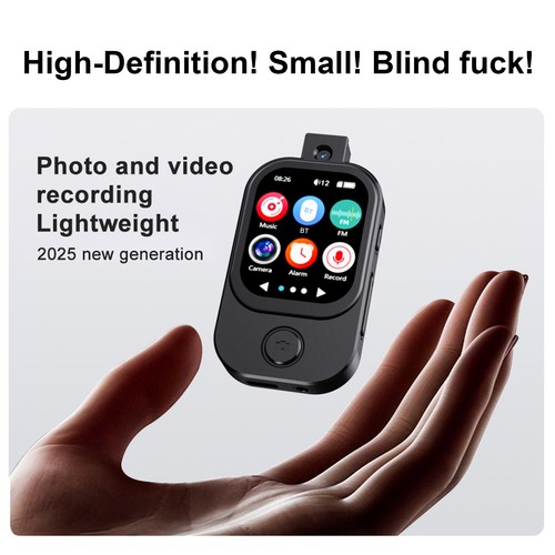 0GB Black MP3 Music Player With Camera 2.01in Touchscreen Metal Frame Portable M - Picture 9 of 19