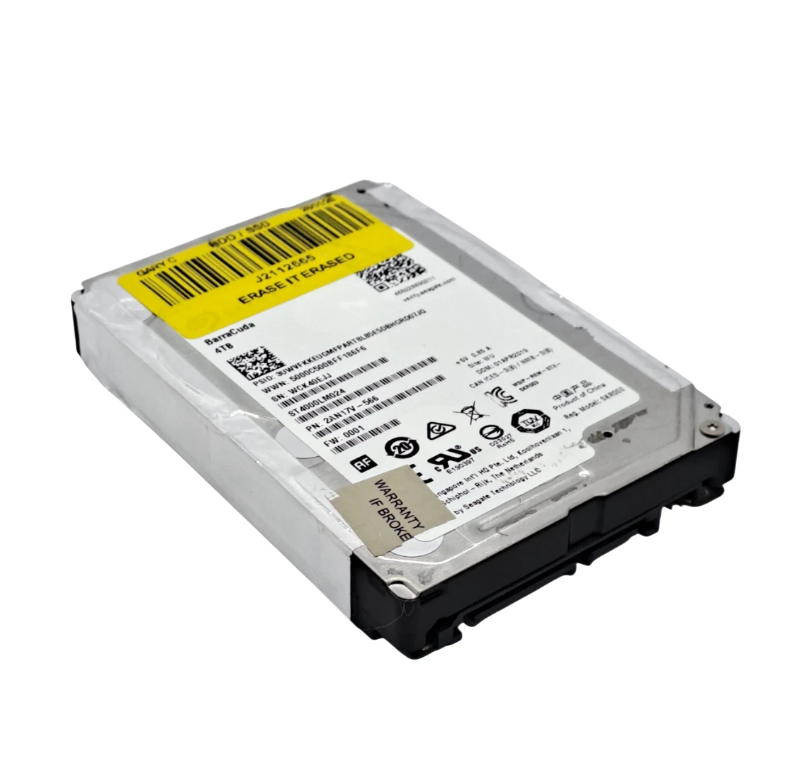 Seagate 2.5 in Form Factor Internal Hard Disk Drives 4 TB Storage