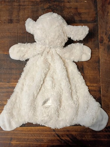 Baby Gund Winky White Lamb Lovey Huggybuddy Satin Swirl Fur Security Blanket - Picture 3 of 7