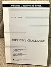 Lynn Abbey / RIFKIND'S CHALLENGE Uncorrected Proof 1st 2006
