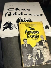 Lot of 2 The Adams Family 1969 Original Paperback, World of Chas Adams RARE