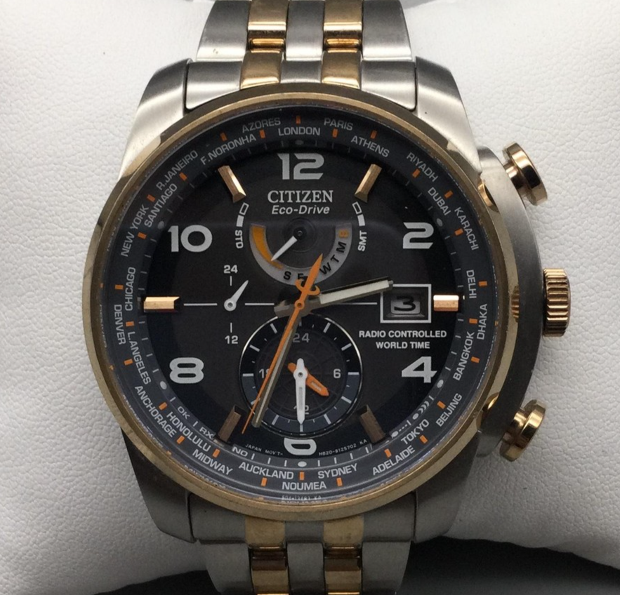 Citizen Eco-Drive Watch Mens 42mm H820-S0872 Radio Controlled