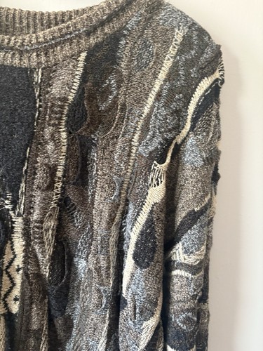 Vintage Protege Collection Sweater Men’s XXL Coogi Style 3D Cosby Knit 90s USA - Picture 3 of 8