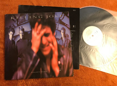 KILLING JOKE NIGHT TIME EG EGLP61 LP original 1985 post punk goth synth vinyl!