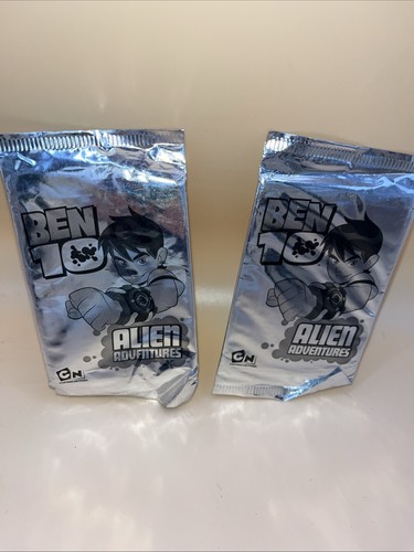Ben 10 Alien Adventures 2 Packs Of Cards Unopened Sealed (1 A Little Open) RARE - Picture 3 of 9