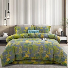 4pcs Bedding Set Pima Cotton Yarn Duvet Cover Set Flat Sheet 2 Pillowcases