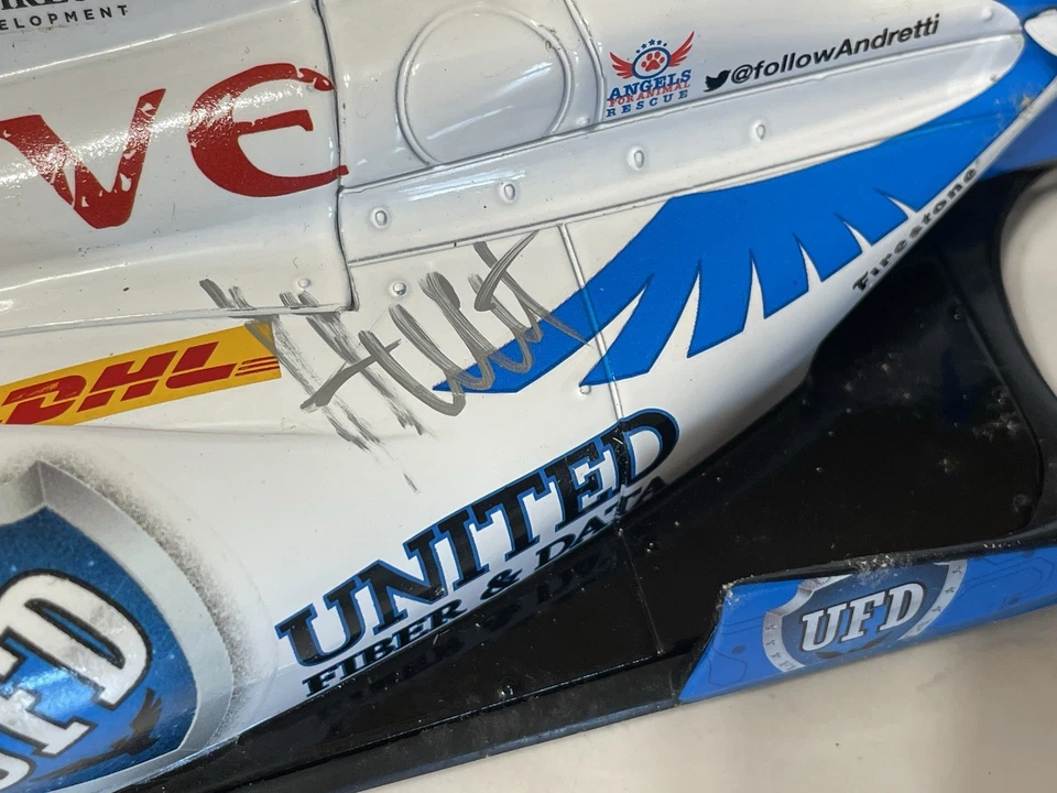 Firmado James Hinchcliffe 27 Andretti 2014 Greenlight Edición Limitada IndyCar 1/18 Diecast Foto 4 de 4