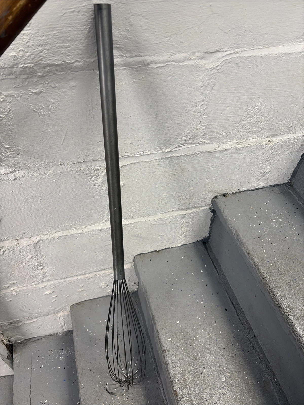 Industrial Restaurant Bakery 36.5” Mixing Whisk Stainless Steel Unbranded Used