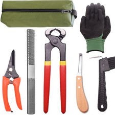 Farrier Tool Kits - 8 inch Professional Farriers Hoof Nipper Cutter Handle Kn...