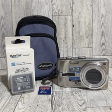 Panasonic LUMIX DMC-TZ3 7.2MP Digital Point & Shoot Camera + Battery,Card & Case