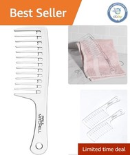 Wide Tooth Detangler Comb for Effortless Smoothness - Ideal for Wet  Dry Hair