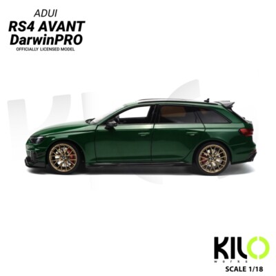 1:18 Scale KILOworks Audi RS4 B9 Darwinpro Avant 2022 Metal