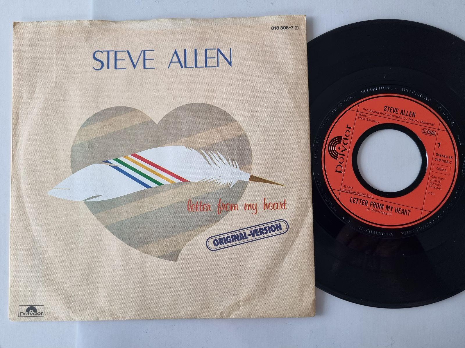 7"" Single Steve Allen - Letter from my heart Vinyl Germany