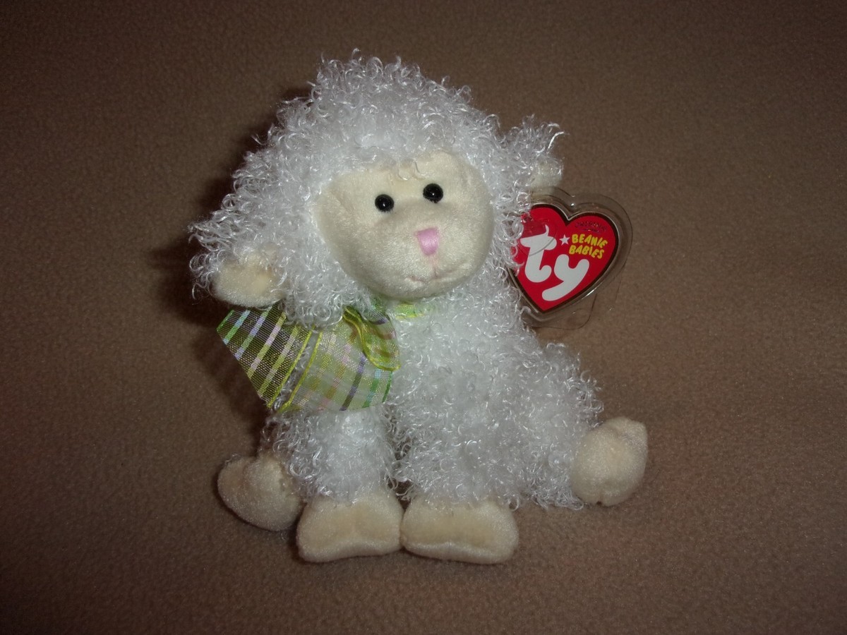 TY FLOXY THE LAMB BEANIE BABY- MWMT- 6