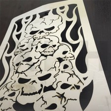 Protector de cubierta de rejilla de radiador calavera para Yamaha XVZ13 Royal Star A