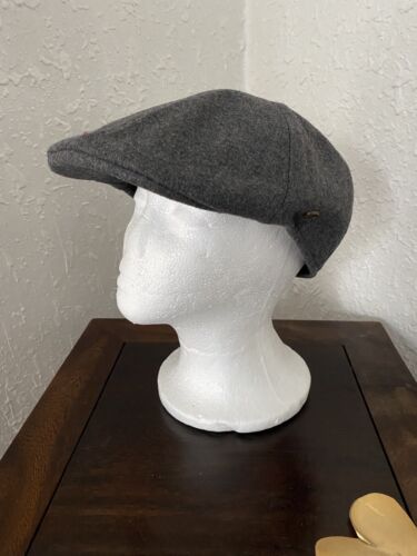 Epoch Gray Wool Newspaperboy Hat L-XL - Foto 1 di 5