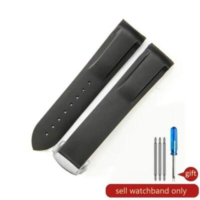 Uhrenarmband für Hamilton Khaki Navy Frog H777050 H778050 20 mm 22 mm Kautsch...