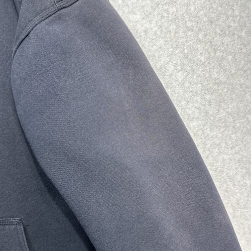 LL Bean Hoodie Large Black Full Zip Katahdin Iron Works Sherpa Heavy Rugged Work - Picture 14 of 19