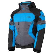 KATAHDIN GEAR DAGGER JACKET MENS, BLACK/GREY/BLUE - X-LARGE