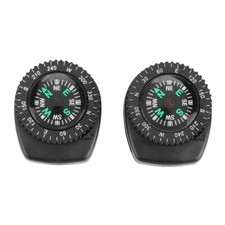 Brújulas Reloj 2 piezas Correa de Reloj Portátil Deslizable Navegación Brújula de Muñeca para
