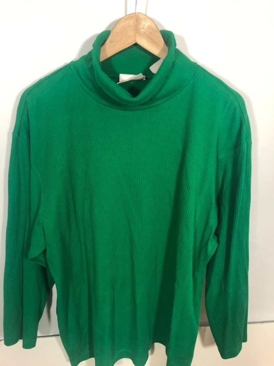 Plus size shop ribbed turtleneck