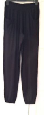  Damen schwarze Jersey Jogginghose Hose von Bpc Selection Größe S 10 neu