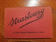 CPA Carnet 20 Cartes Postales Anciennes Strasbourg
