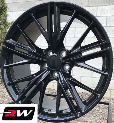 SET ZL1 CAMARO Style Wheels Gloss Black 2010-2024 RS/LT/LS 20x8.5